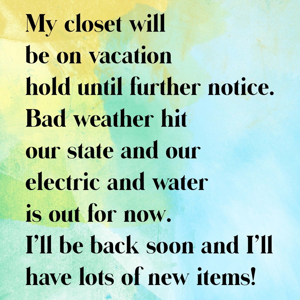 Closet on hold